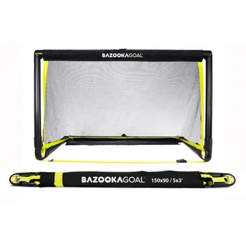 BazookaGoal XL | 150X90 cm 3v3 Fotballmål - Sammenleggbart minimål