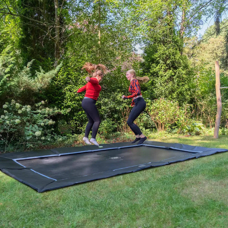 EXIT Dynamic Sports Bakketrampoline Sikkerhetskant | 244 x 427 cm | Svart 