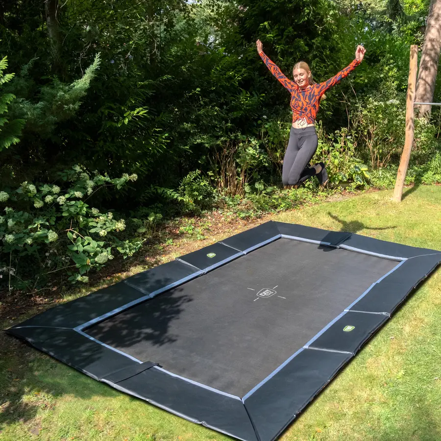 EXIT Dynamic Sports Bakketrampoline Sikkerhetskant | 244 x 427 cm | Svart 