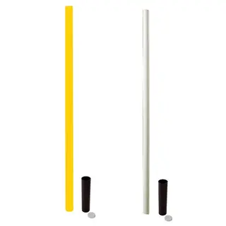 Hj&#248;rnestolpe allround 50 mm Hvit eller gul hj&#248;rnestolpe