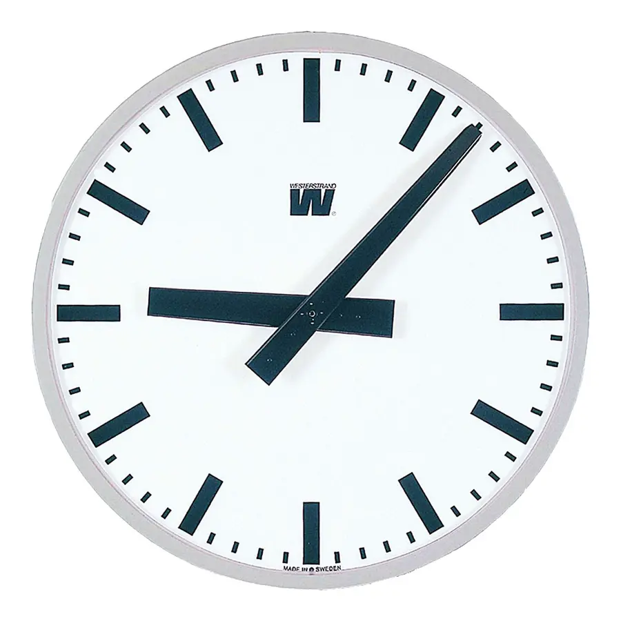 Klokke til svømmehall Quartz | 40 cm Veggmontert klokke til våtrom | 230VAC 