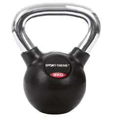 Kettlebell Gummiert Glatt 8 kg 1 stk | 8 kg