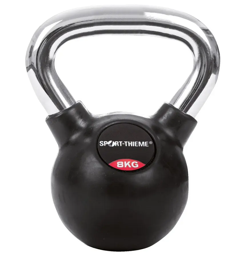 Kettlebell Gummiert Glatt 8 kg 1 stk | 8 kg 