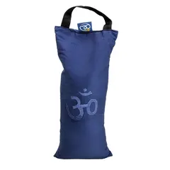 OM Yoga Sand Bag - Bl&#229; Granulat fyll