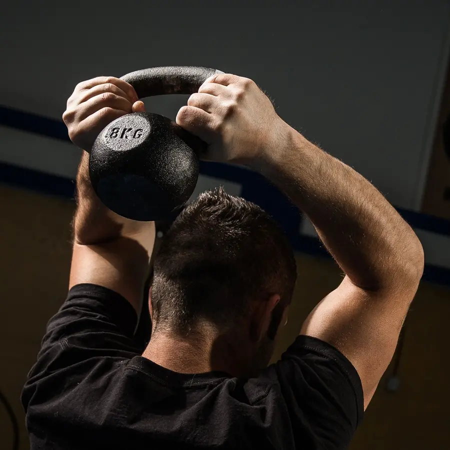 Kettlebell Pulverlakkert 8 kg 1 stk | 8 kg 