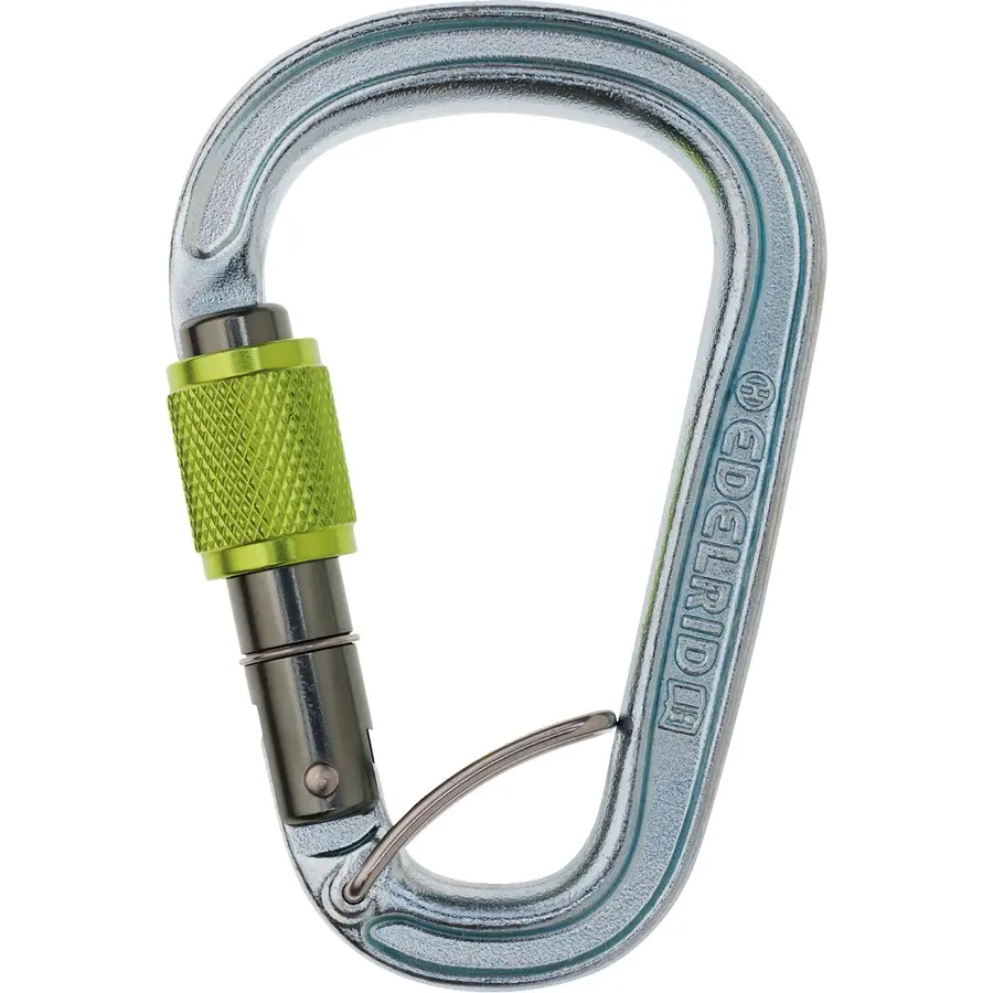 Karabiner Edelrid HMS Bruce Steel Screw Skrulås 