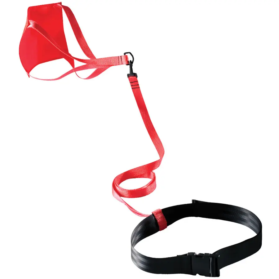 FINIS Swim Parachute 8 | Rød Svømmefallskjerm | Motstandstrening 
