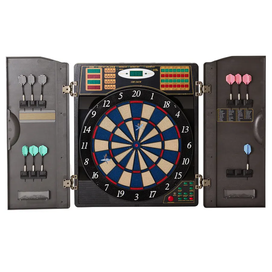 Dart Kings Dart Sett Profi Elektronisk med dartskap 