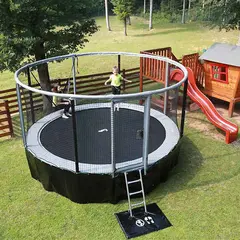 Trampoline Akrobat Gallus 360 cm | Gr&#229;/ Svart