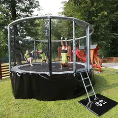 Trampoline Akrobat Gallus 360 cm | Gr&#229;/ Svart