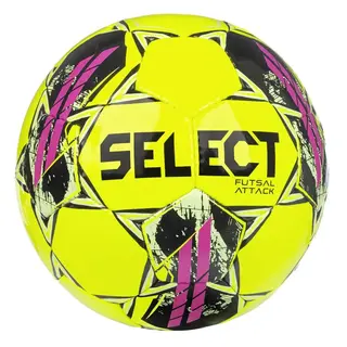Futsalball Select Attack Gul/Rosa Innend&#248;rs treningsball