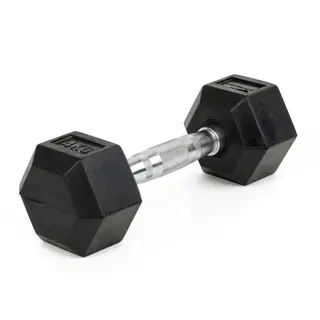 Manual Sport-Thieme Rubber Hex 4 kg 1 stk. dumbbell