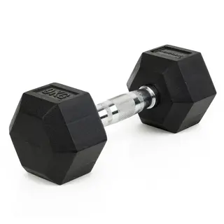 Manual Sport-Thieme Rubber Hex 9 kg 1 stk. dumbbell