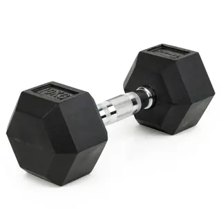 Manual Sport-Thieme Rubber Hex 10 kg 1 stk. dumbbell