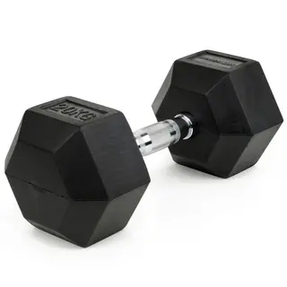 Manual Sport-Thieme Rubber Hex 20 kg 1 stk. dumbbell