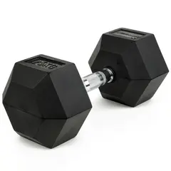 Manual Sport-Thieme Rubber Hex 25 kg 1 stk. dumbbell