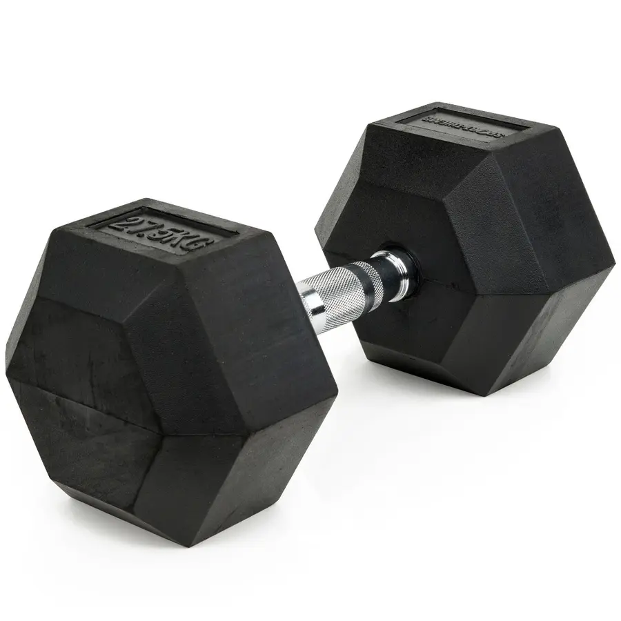 Manual Sport-Thieme Rubber Hex 27,5 kg 1 stk. dumbbell 