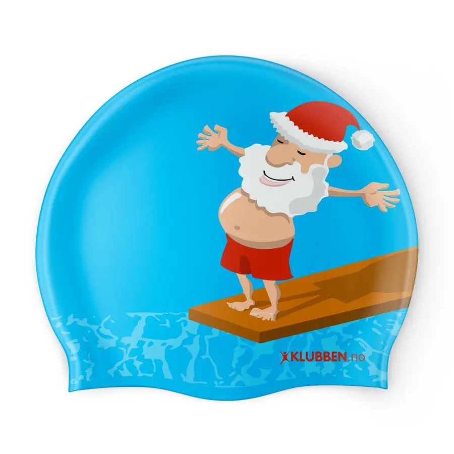 Klubben Badehette | Santa Swim Silikon | Julehette 