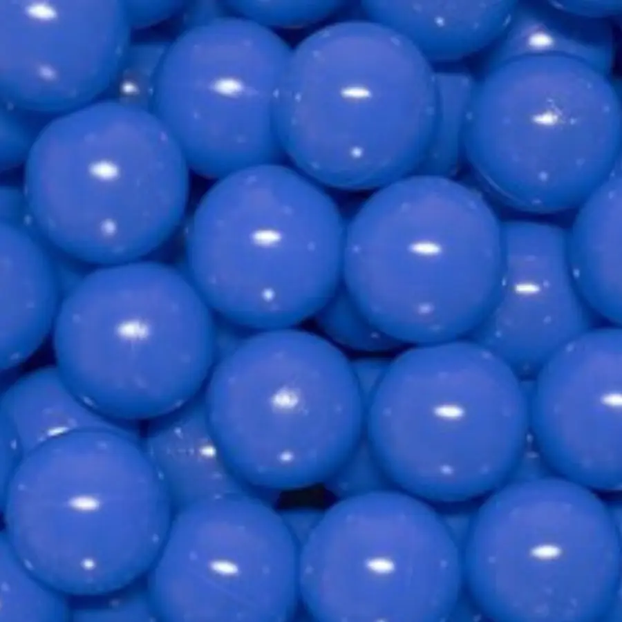 Fargeblandet baller til ballbasseng 7,5 cm | 500 stk | Blå 