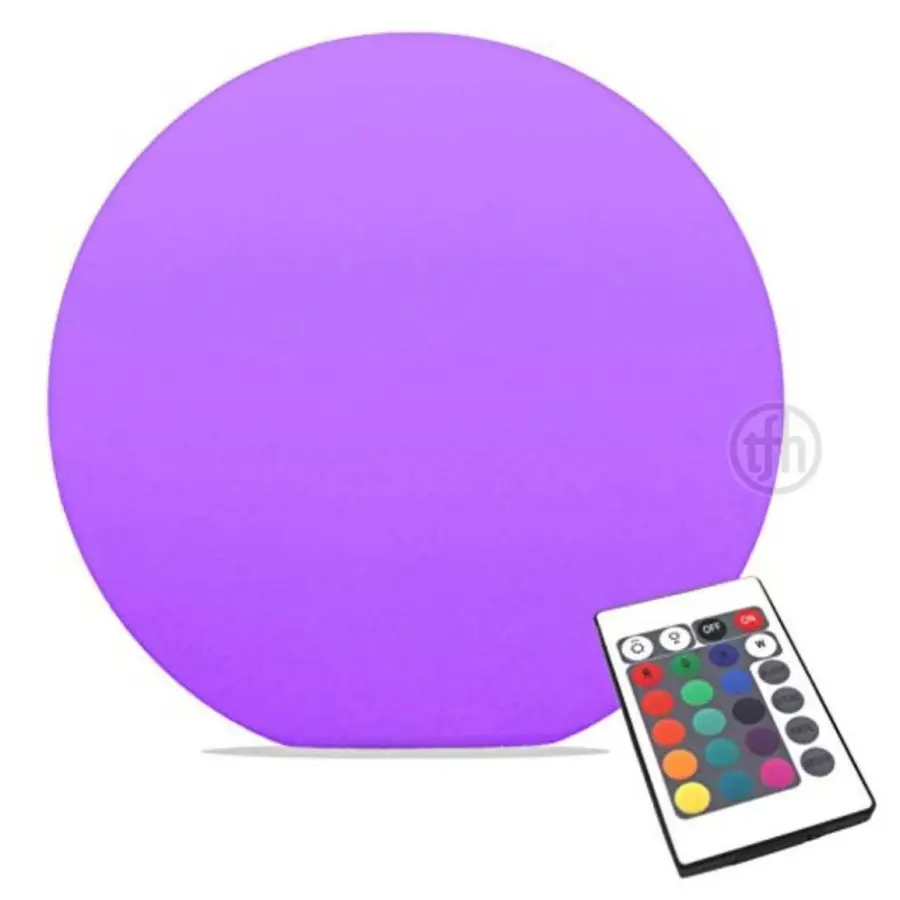 Fargeskiftende Ball 40 cm | Med fjernkontroll 
