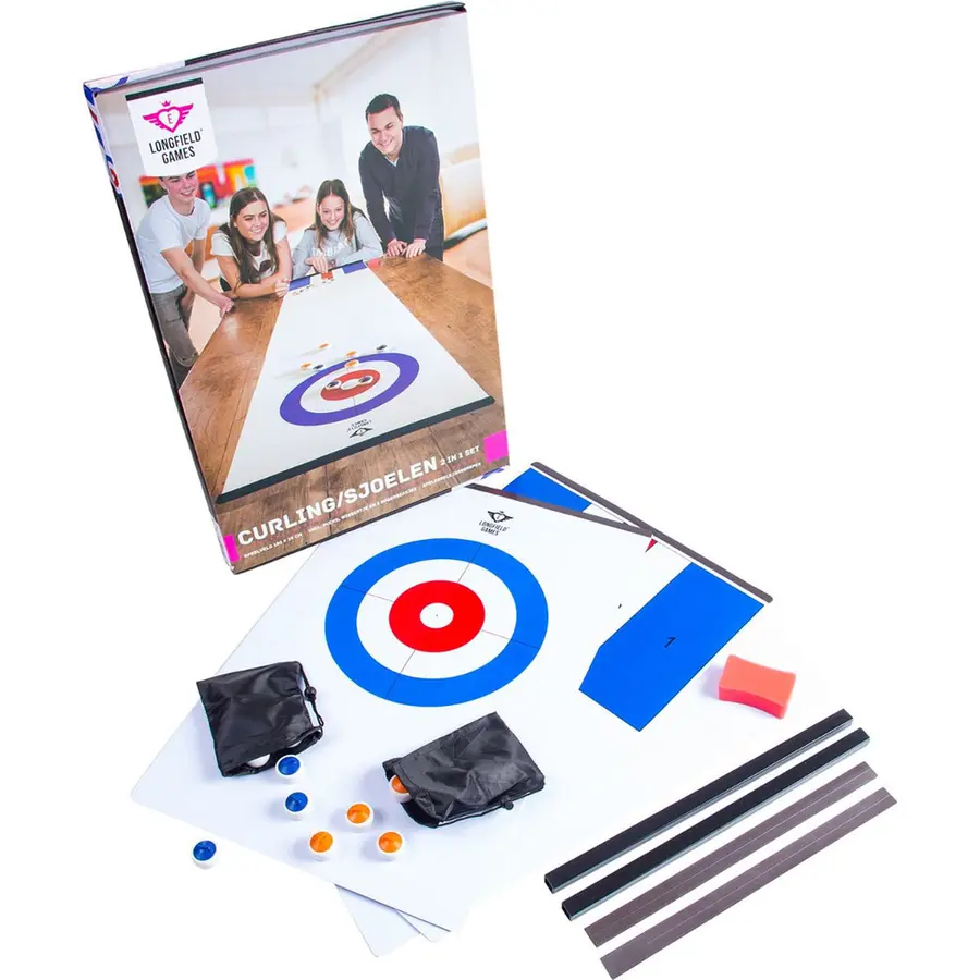 Curling og Shuffleboard Bordspill 180 x 39 cm 