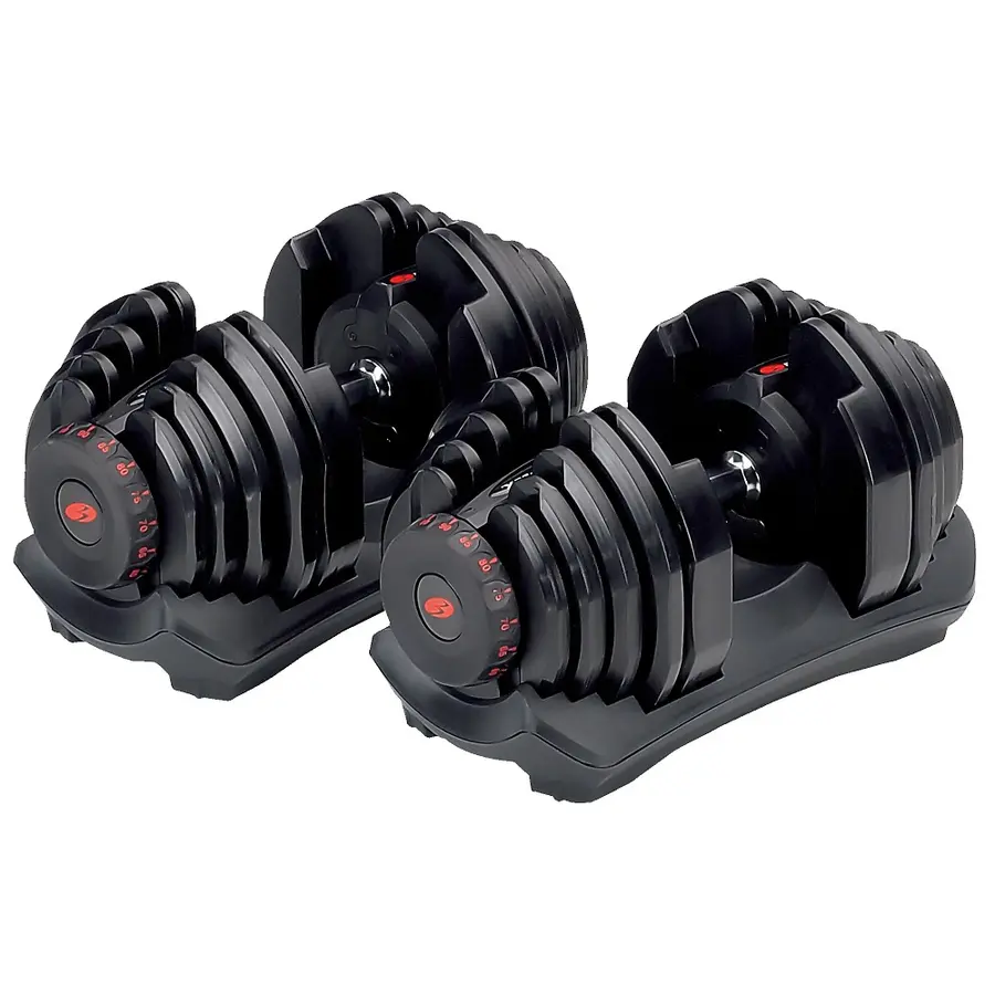 Manualsett Bowflex SelectTech 2x 4-41 kg | Justerbare dumbbells 