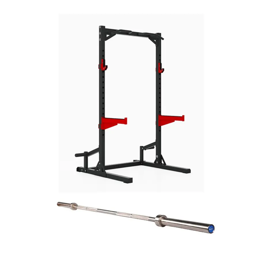 Half Rack med Olympisk vektstang 20 kg 