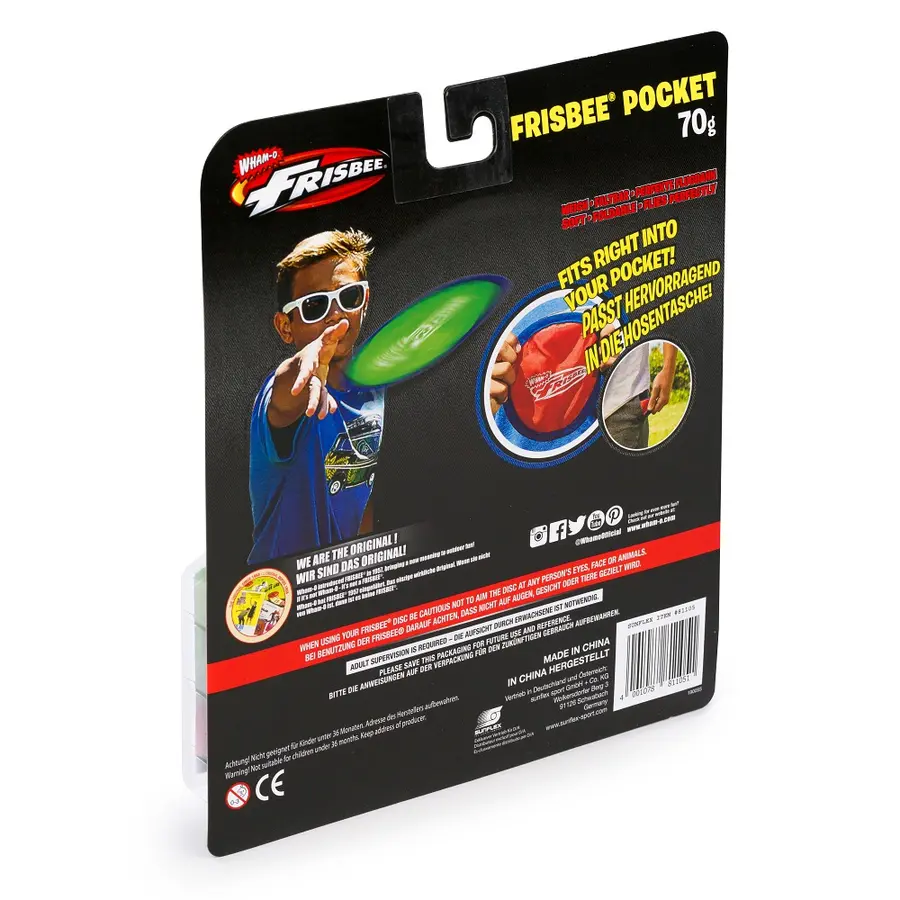 Frisbee Pocket Sammenleggbar kasteskive 