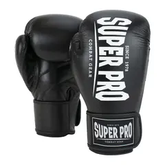 Boksehansker Super Pro Champ 10 oz Svart Treningshansker | Thai-, Kick-, Boksing