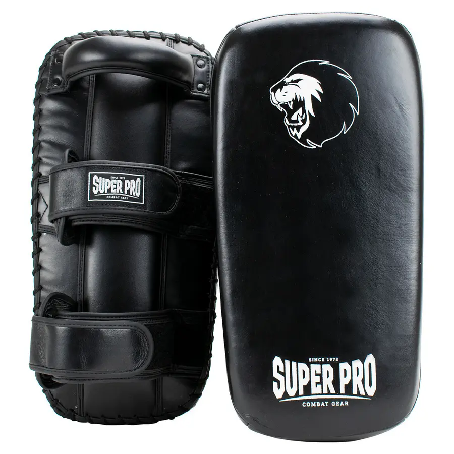 Slagpute Super Pro til kampsport Thai Pad | Svart/ hvit 