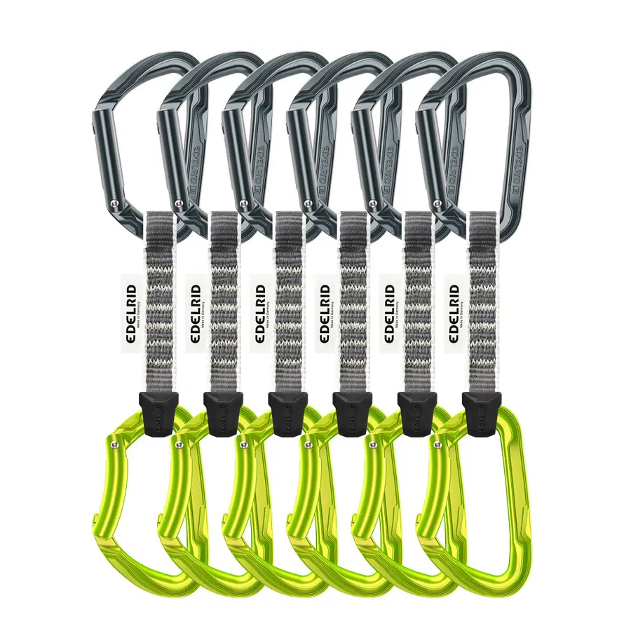 Kortslynge Edelrid Express-Set Pure 6 pakning | 10 cm 