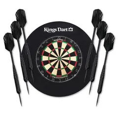 Dartskive Kings Dart First 2.0 Proff Dart | Surround | 6 piler