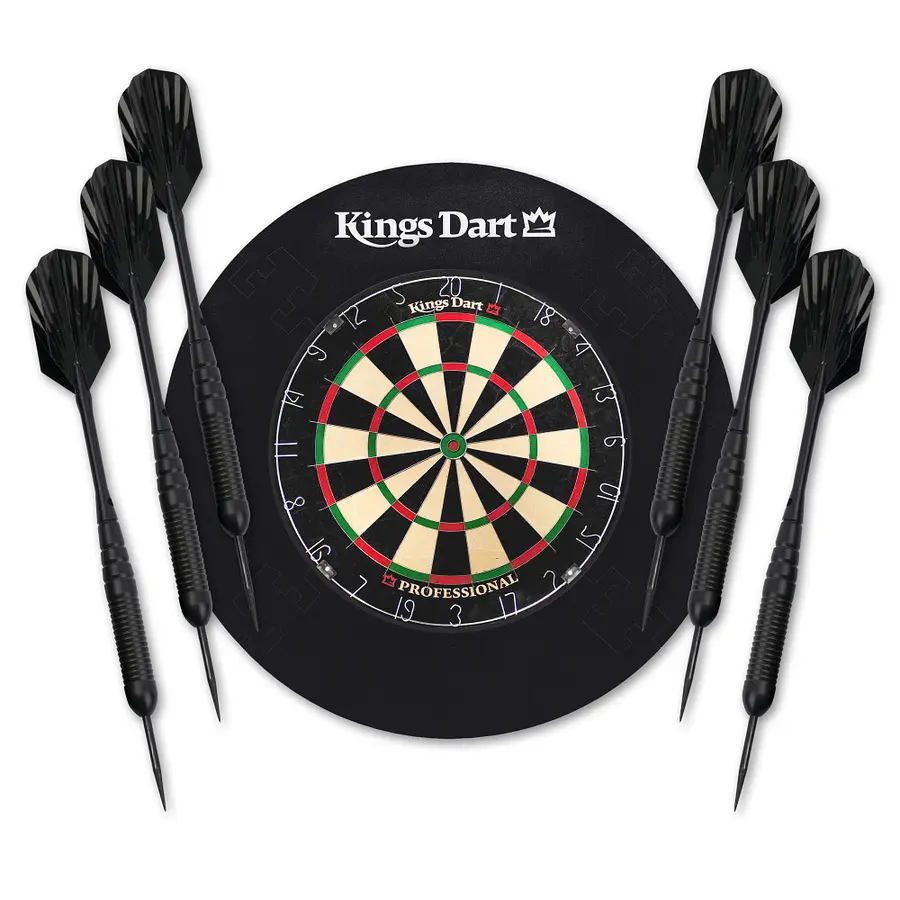 Dartskive Kings Dart First 2.0 Proff Dart | Surround | 6 piler 