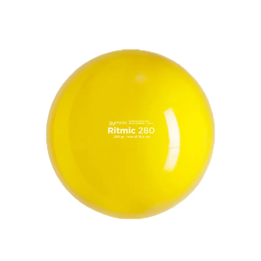 RG Ball Ritmic 18,5 cm | 280 gr | Gul Treningsball til rytmisk gymnastikk 