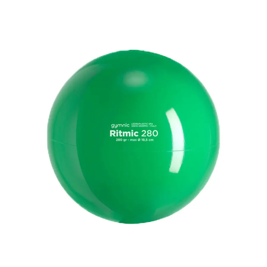 RG Ball Ritmic 18,5 cm | 280 gr | Grønn Treningsball til rytmisk gymnastikk 