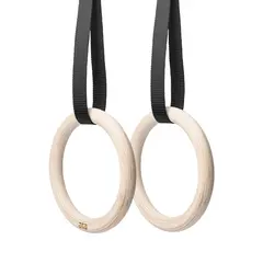 Turnringer ata Wooden Gym Rings 32 mm Crossfit | Turnringer med stropper