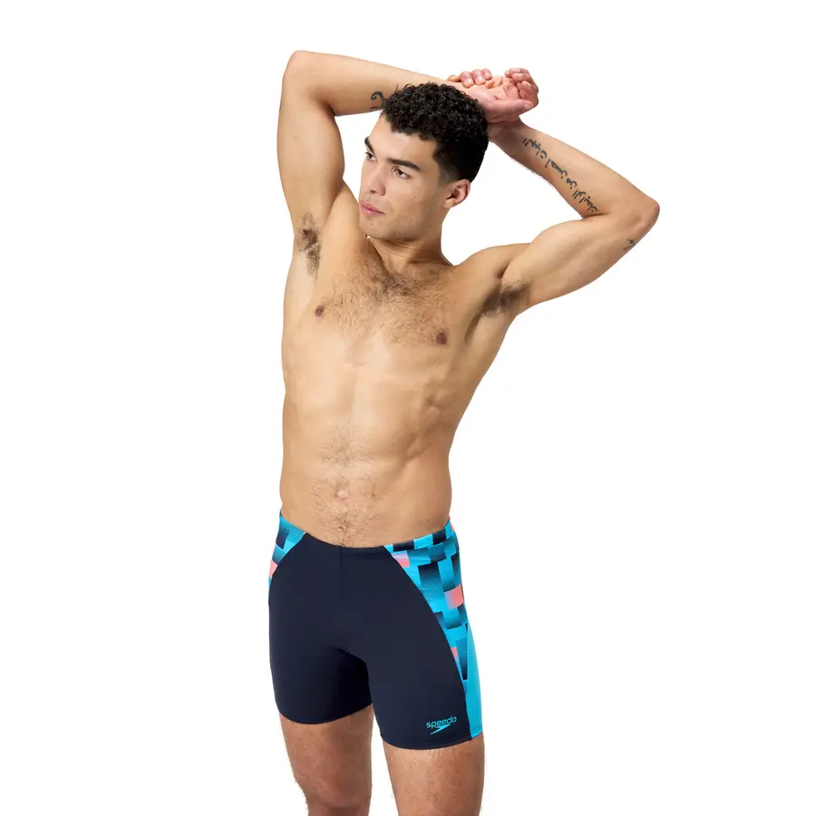 Splice Mid Jammer Badebukse 34 Speedo | Marine/Blå | Endurance+ MAX 