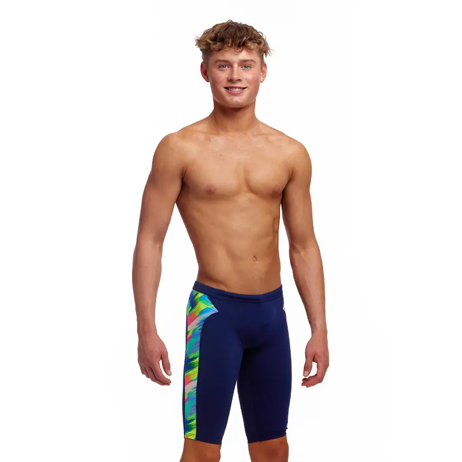 Streaky Strokes Badebukse jr 140 cm Funky Trunks | Training Jammer 