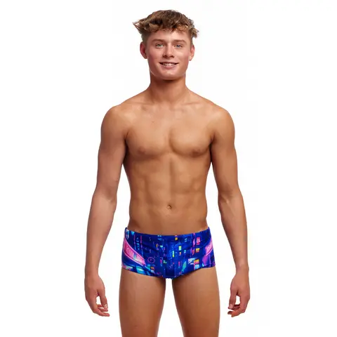 Cyber City Badebukse jr Funky Trunks | Sidewinder Trunks