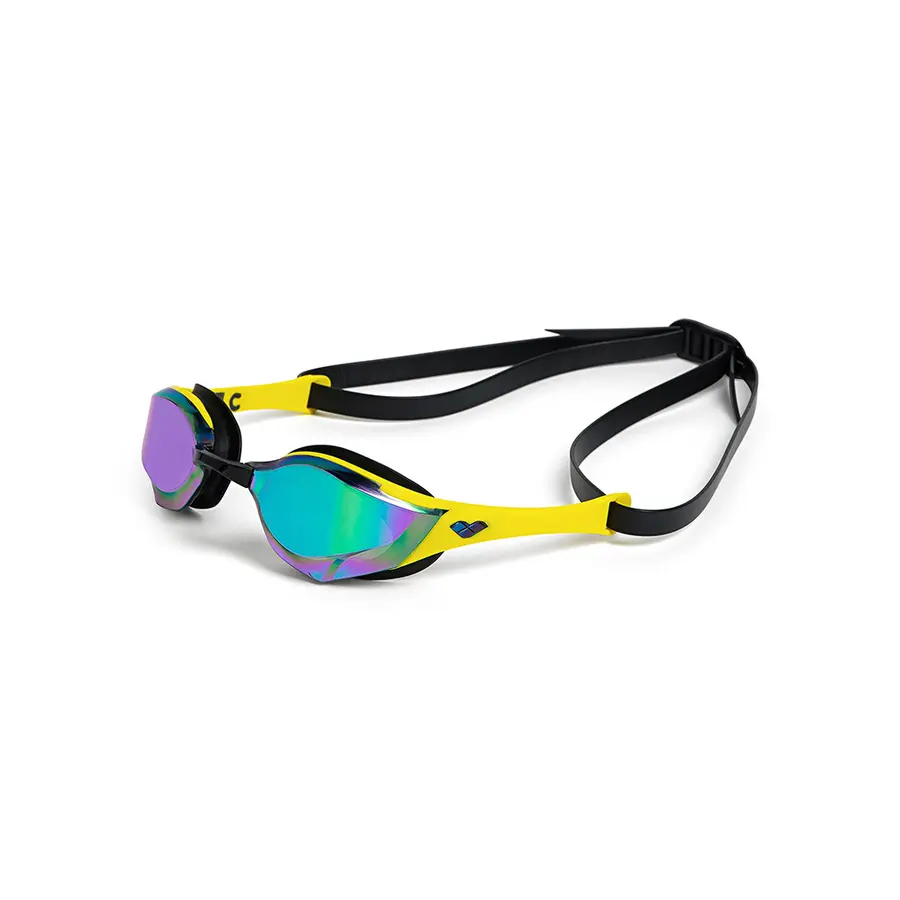 Cobra Edge Swipe Mirror Svømmebrille Arena | Speil/Gul | Racing brille 