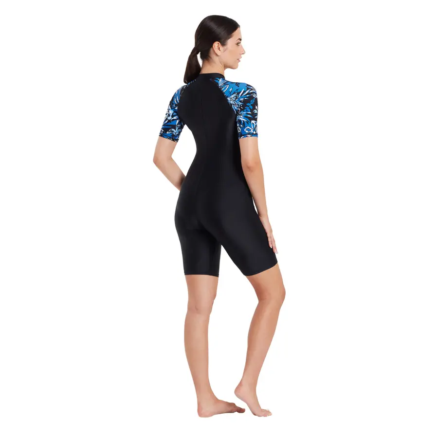 Sapphire Knee Suit Sleeve Print EU38 Zoggs |  Svart/Flerfarget | Elastomax 