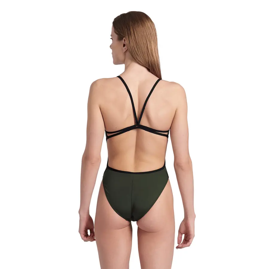 Solid Lace Back Badedrakt 36 Arena | Grønn | MaxLife ECO 