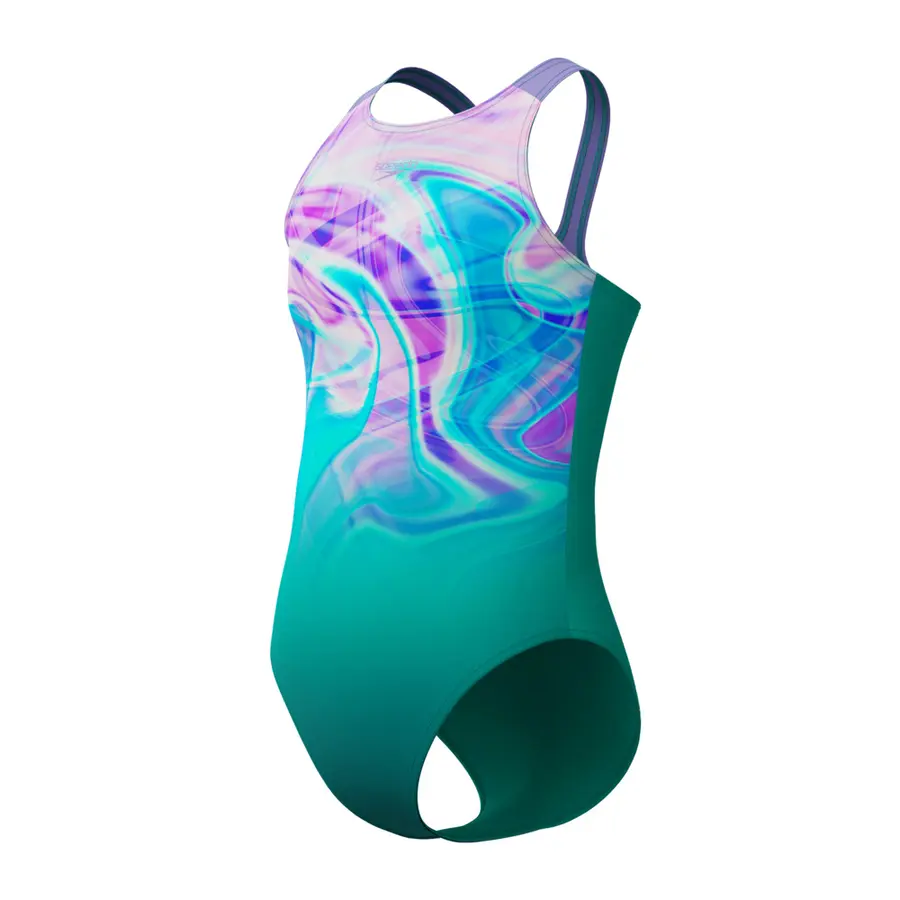 Speedo Printed Pulseback jr 116 Speedo | Turkis/Flerfarget | Endurabrite 