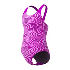 Allover Digital Badedrakt jr 116 Speedo | Rosa | EnduraFlex