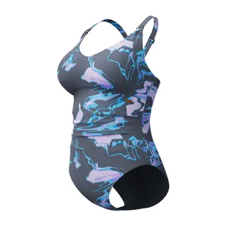 Speedo V Neck Printed Shaping Speedo | Lilla | Shaping Ocean Rec