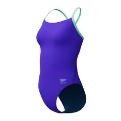 Speedo FL Solid Flyback 2.0 28 Speedo | Bl&#229;/Lilla | Endurance+