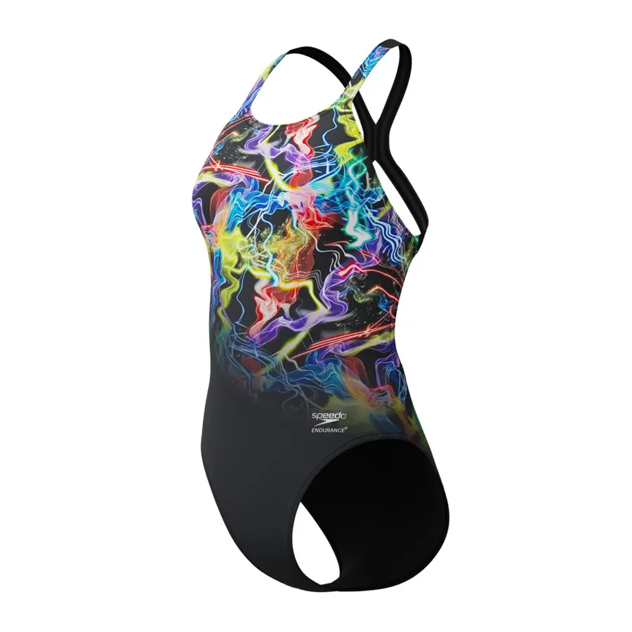 Speedo FL Printed Powerback 28 Speedo | Svart/flerfarget | Endurance+ 