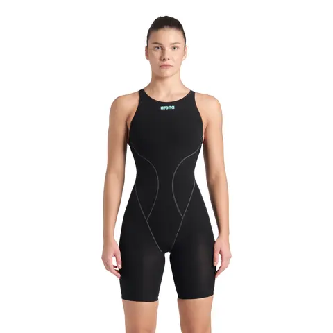 Powerskin Impulso Open Back Arena | Black Teal | Konkurransedrakt