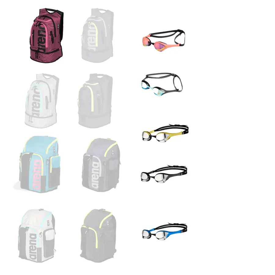 Arena Backpack Ryggsekk Utstyrspakke Ryggsekk | Kickboard | Svømmebrille 