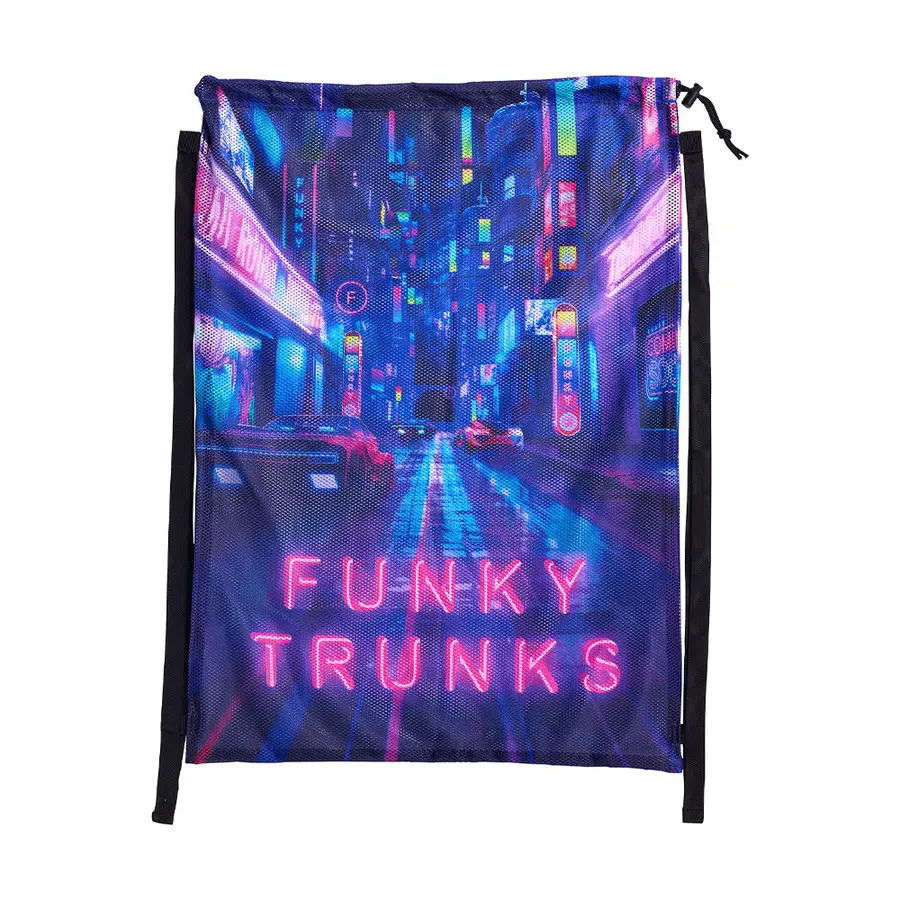 Funky Trunks Mesh Bag Cyber City | Oppbevaringspose 